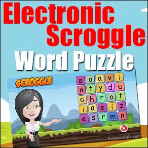 Boggle - Literacy Center Word Game
