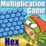 Multiplication Game - Hex - 6x6 Game Board