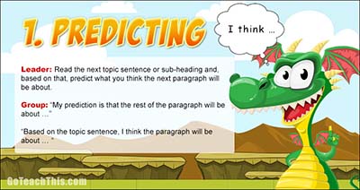 Reciprocal Reading - Step One - Predicting